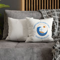 Decorative Pillow - "Surround Yourself With Good Molecules" Faux Suede Square Pillowcase