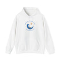 Hoodie — “Surround Yourself With Good Vibes” Crescent Moon Comfort Pullover